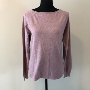 Women’s Basic Milano Mauve Long Sleeve Knit Top size M